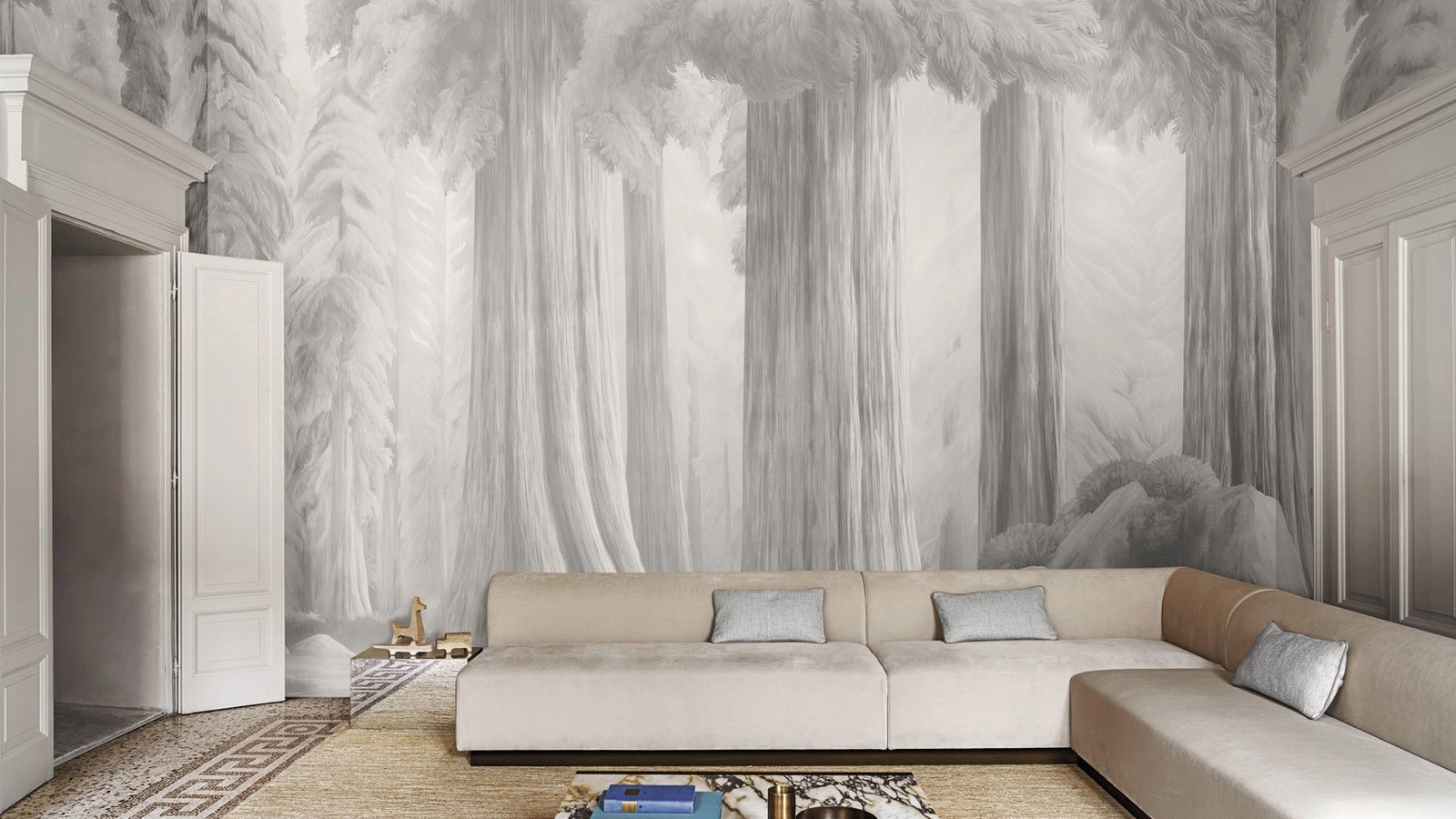 Carta da parati La Forêt Éternelle di London Art