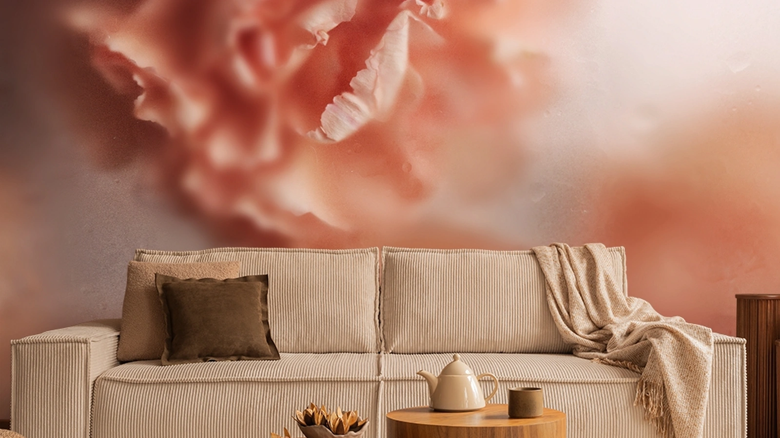 Carta da parati Rosa Rose di Adriani e Rossi