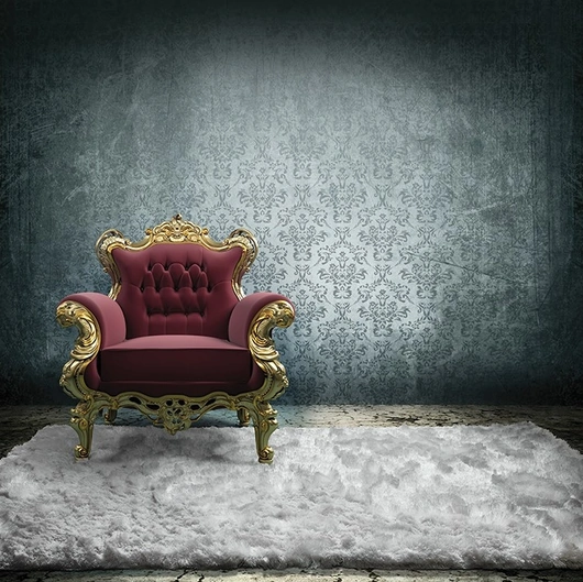 Tappeto moderno a pelo lungo Aster White di Sitap