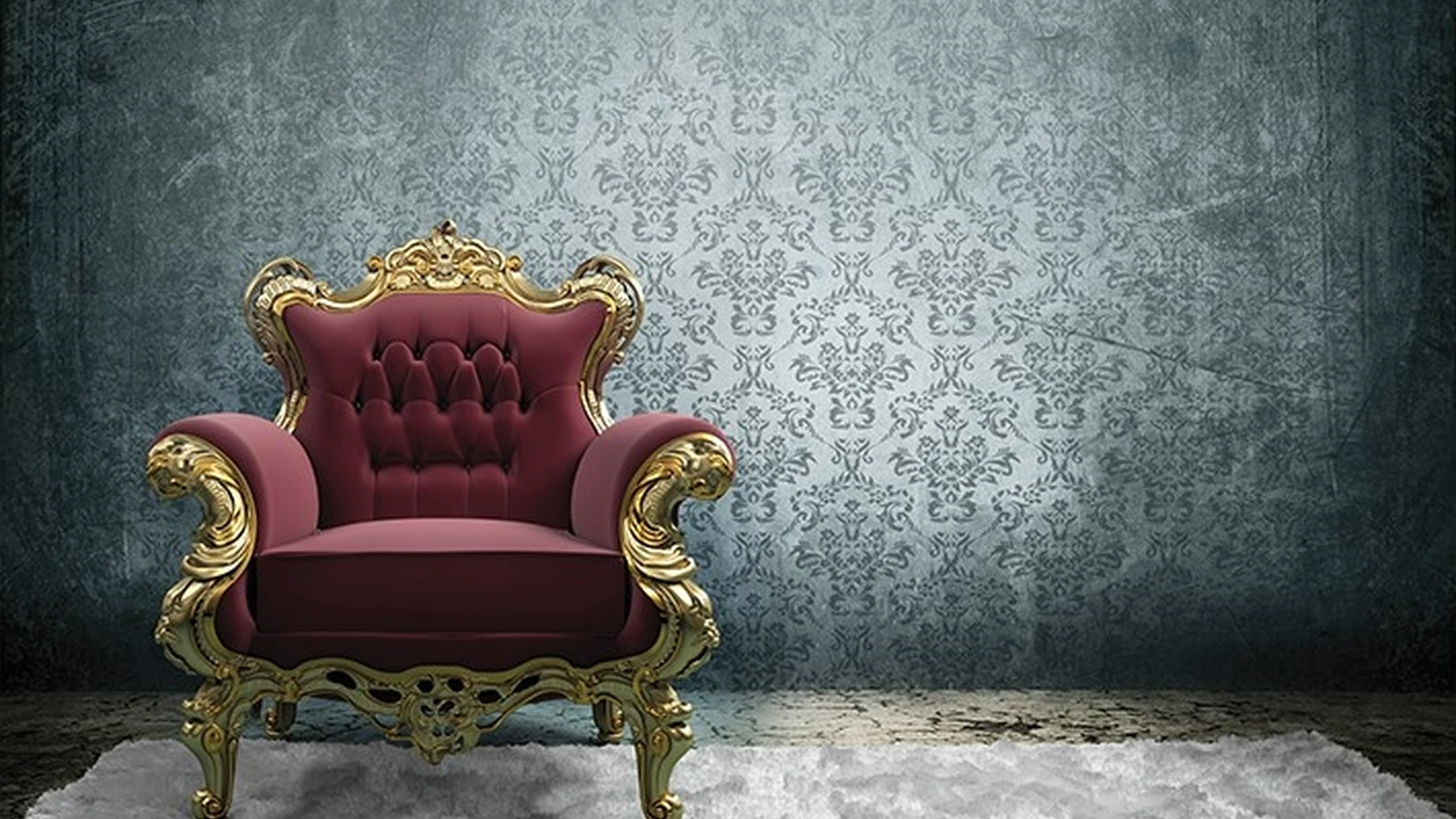 Tappeto moderno a pelo lungo Aster White di Sitap