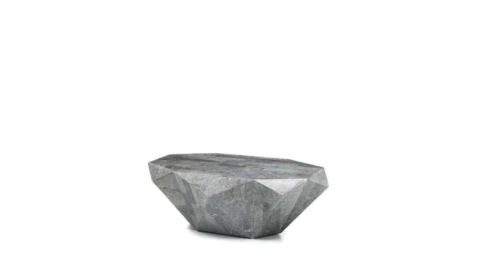 Tavolino in pietra fossile Diamond Medium di Stones