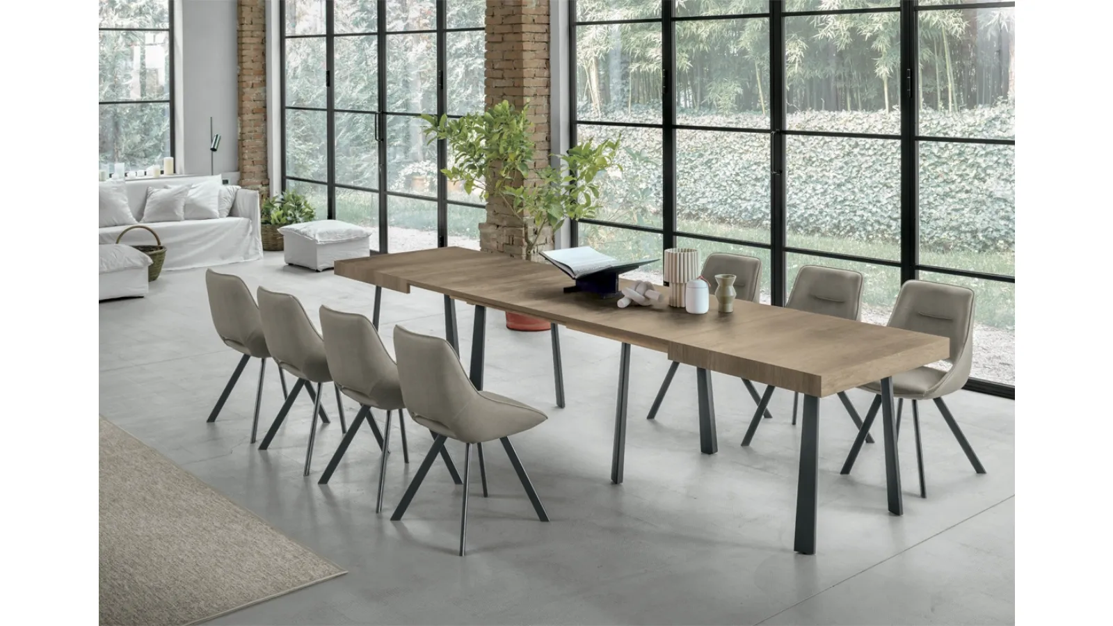 Tavolino trasformabile Dione Wood di Target Point