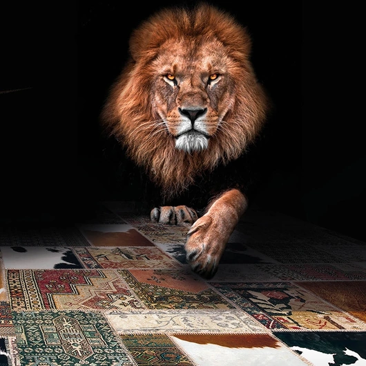 Tappeto etno chic tessuto a mano Gioconda di Sitap