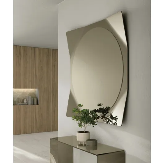 Specchio Lynx con cornice a specchio di Target Point