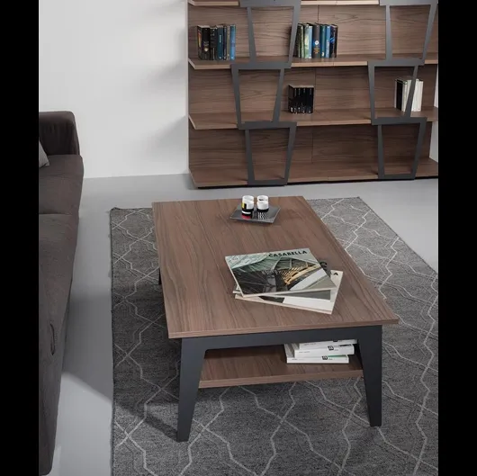 Tavolino con top alzabile in laminato Brighton di Pezzani