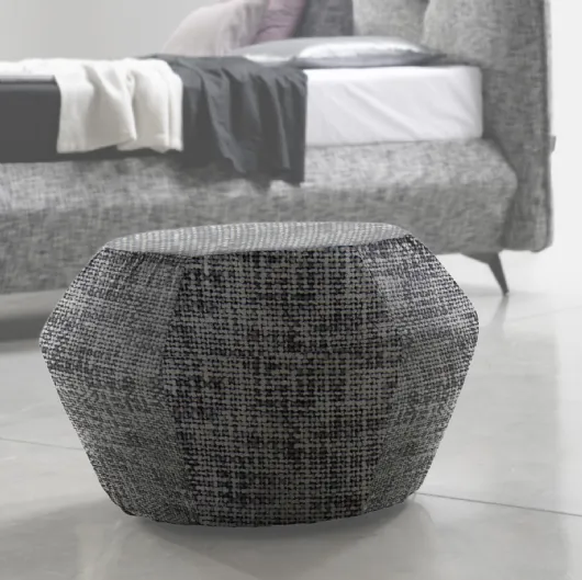 Pouf Esagono in tessuto di Stilfar Italia