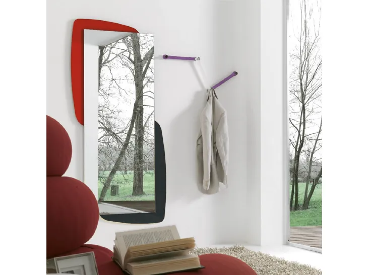 Specchio Visual con cornice in plexiglass di Ponti Terenghi