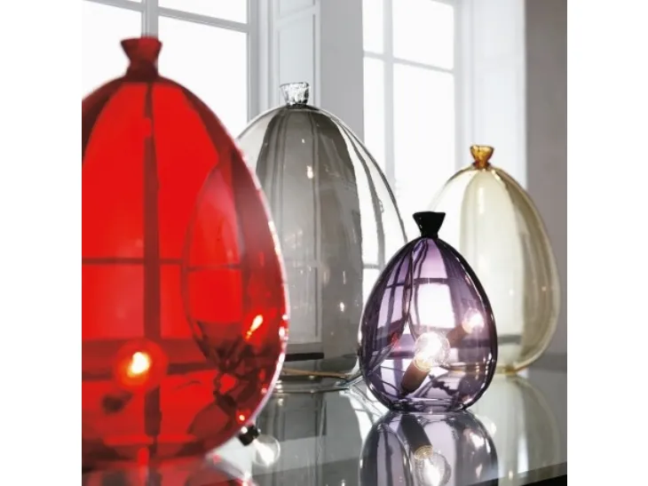 Lampada in vetro soffiato veneziano a vari colori Balloon Table di Adriani e Rossi