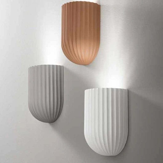 Lampada da parete Beton di Ondaluce
