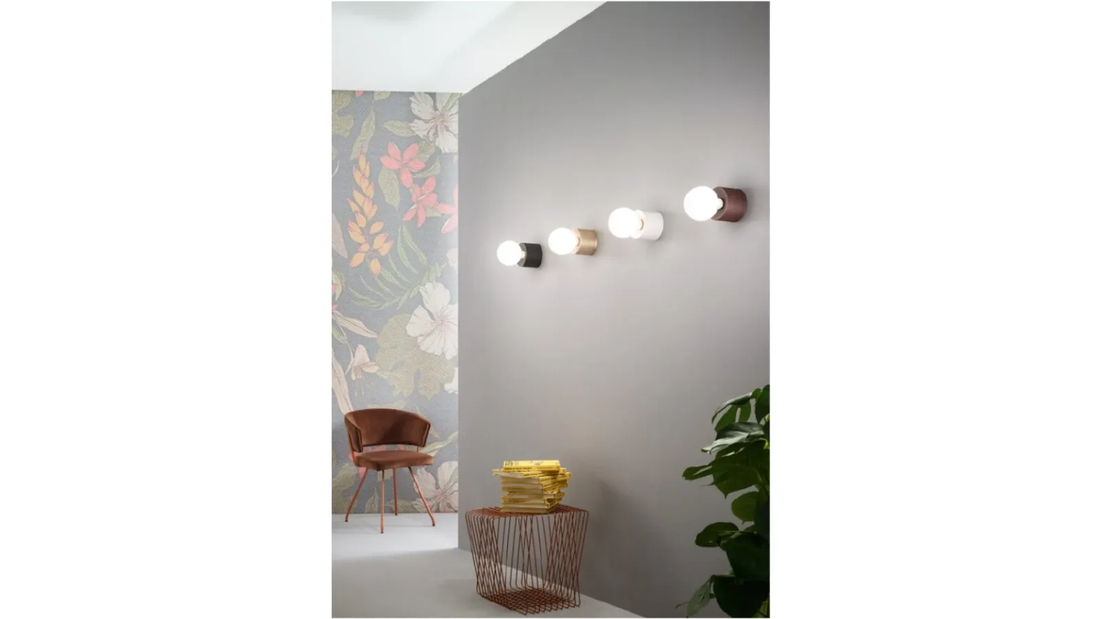 Lampada da parete in diversi colori Bow di Ondaluce