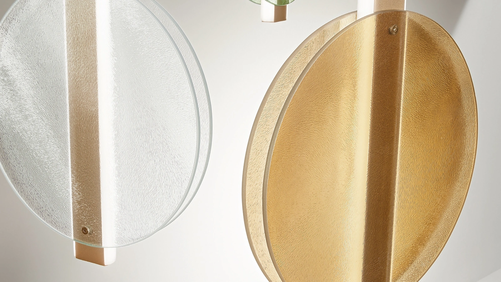 Lampada a sospensione in vetro Juis di Ondaluce