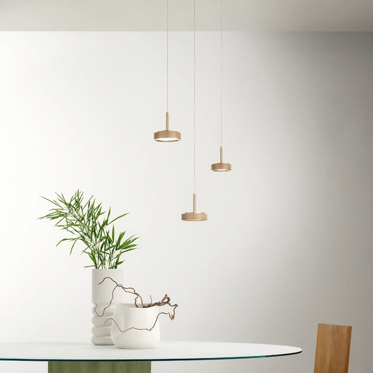 Lampada a sospensione Nina in metallo di Ondaluce