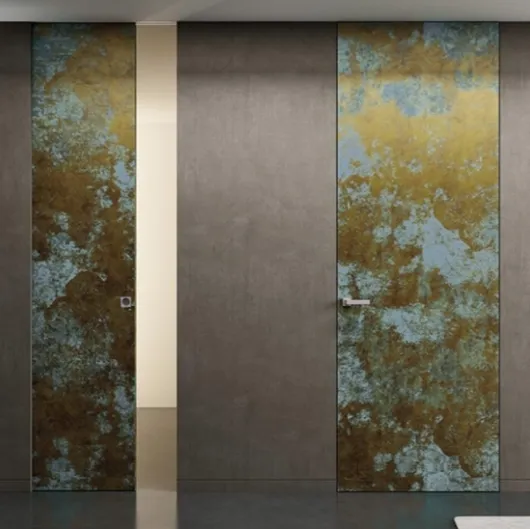 Porta Filomuro Surface Metalli Ottone Ossidato di BiHome