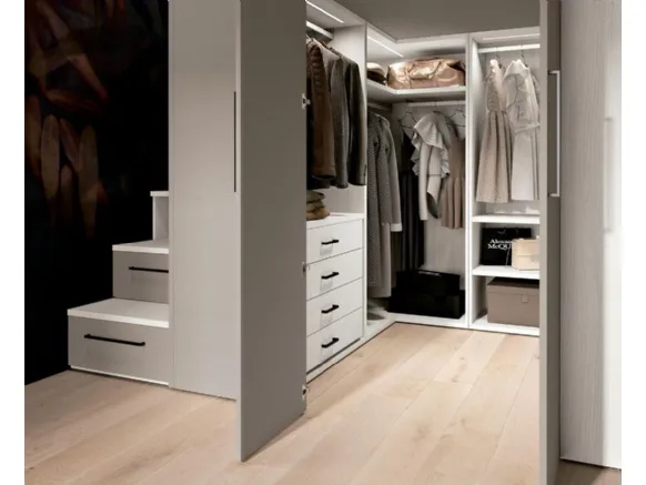 Cabina Armadio con ante battenti Concept per Loft 18 di Ferrimobili