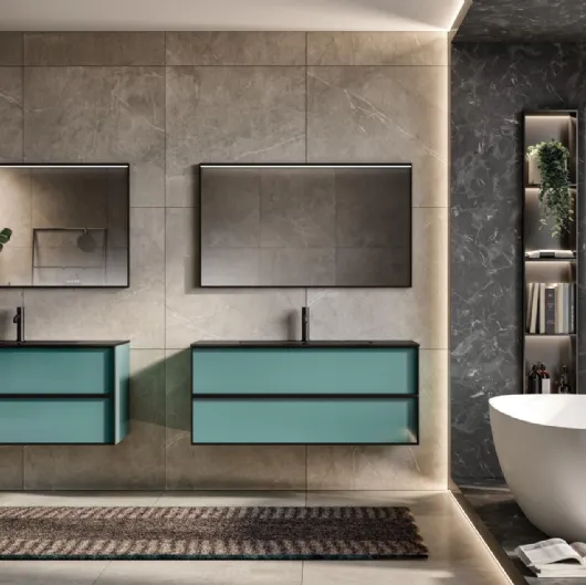 Mobile da Bagno sospeso in laccato opaco Class 03 di GB Group