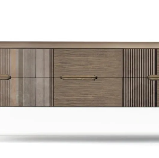 Comò Icon's 102 New Decò V02 in legno con stampa decorativa di Devina Nais