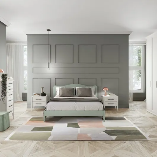 Letto con testiera Arcadia Gabry di Colombini Casa