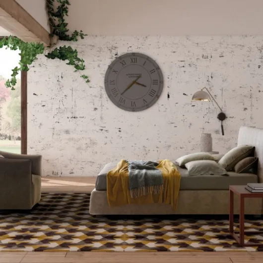 Letto in ecopelle Calvin di Le Comfort