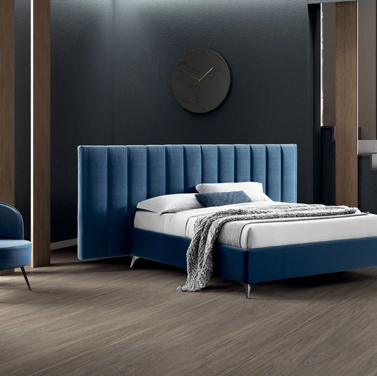 Letto con testiera trapuntata Mia XL di Stilfar Italia