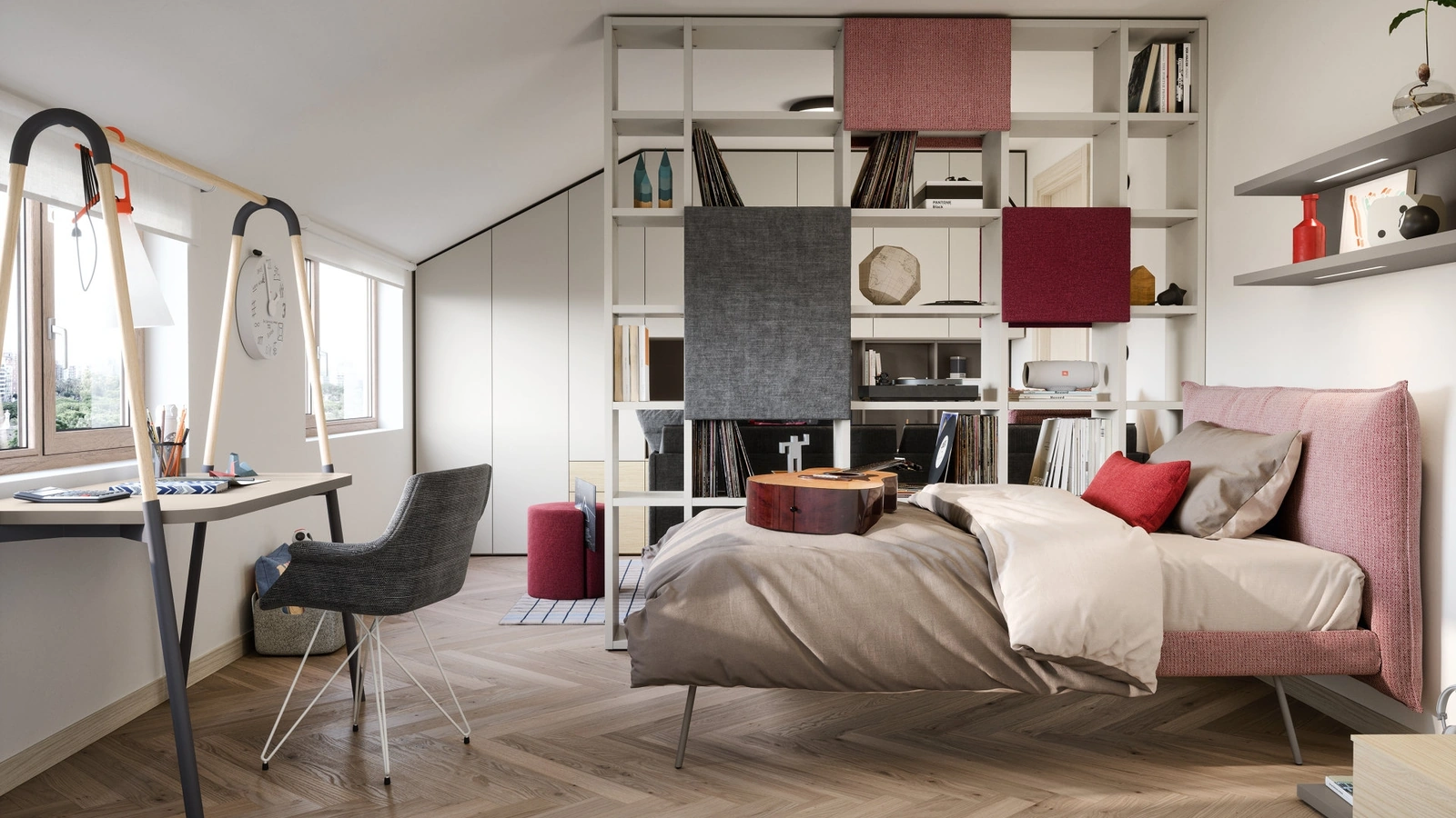 Letto singolo Pillow di Nidi