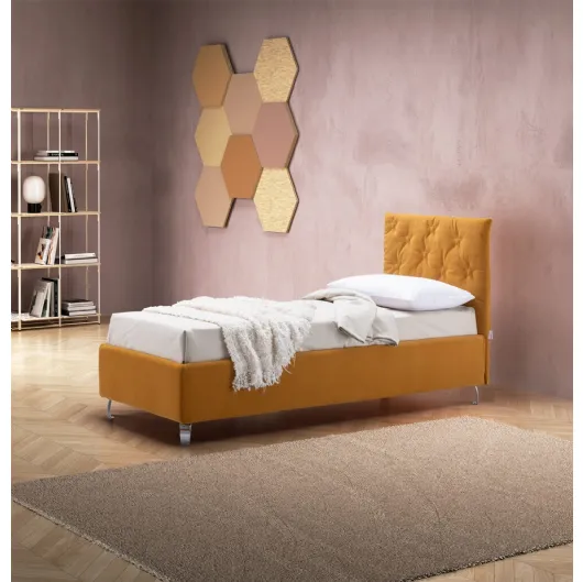 Letto singolo con box contenitore Stelle di Stilfar Italia