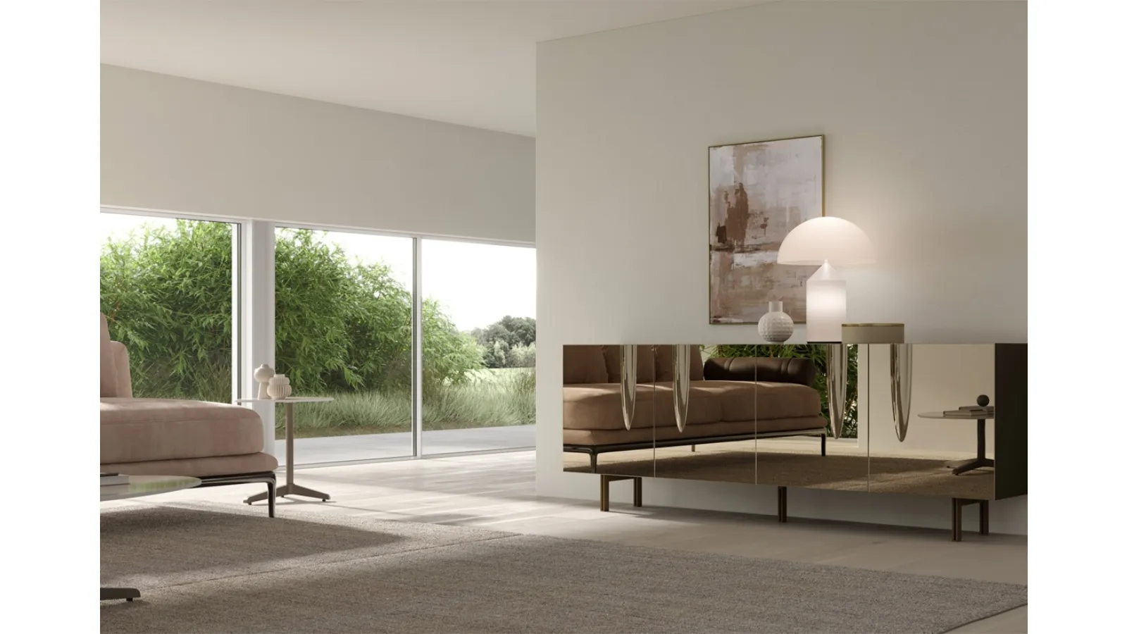 Madia Aura 220 in vetro a specchio di Target Point