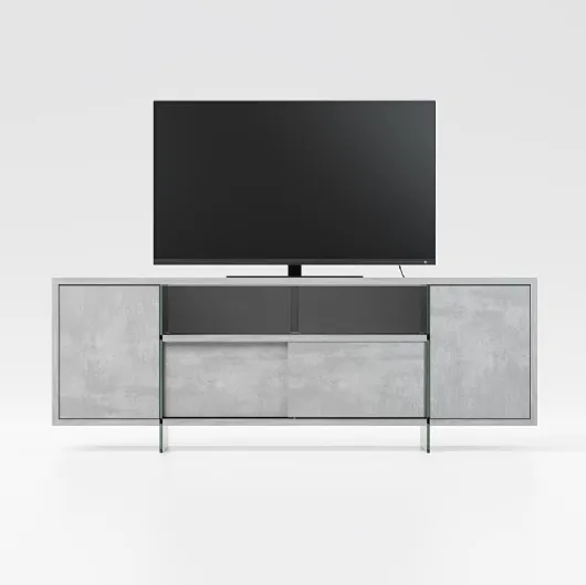 Mobile Porta Tv in laminato ecologico con ante scorrevoli Movie di Pezzani