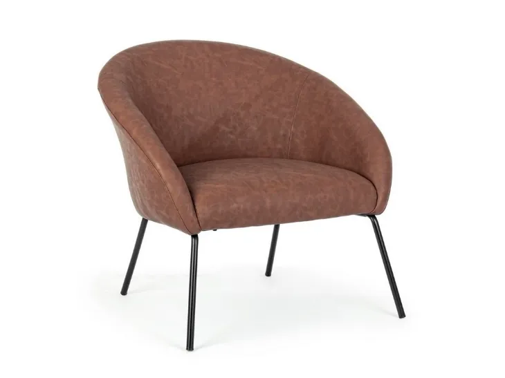 Poltrona Aiko Cognac di Bizzotto