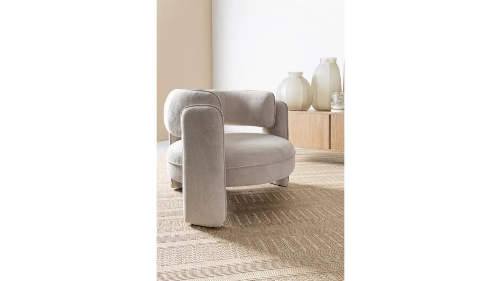 Poltroncina in tessuto Aisha di Bizzotto