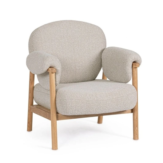 Poltrona in tessuto Calista di Bizzotto