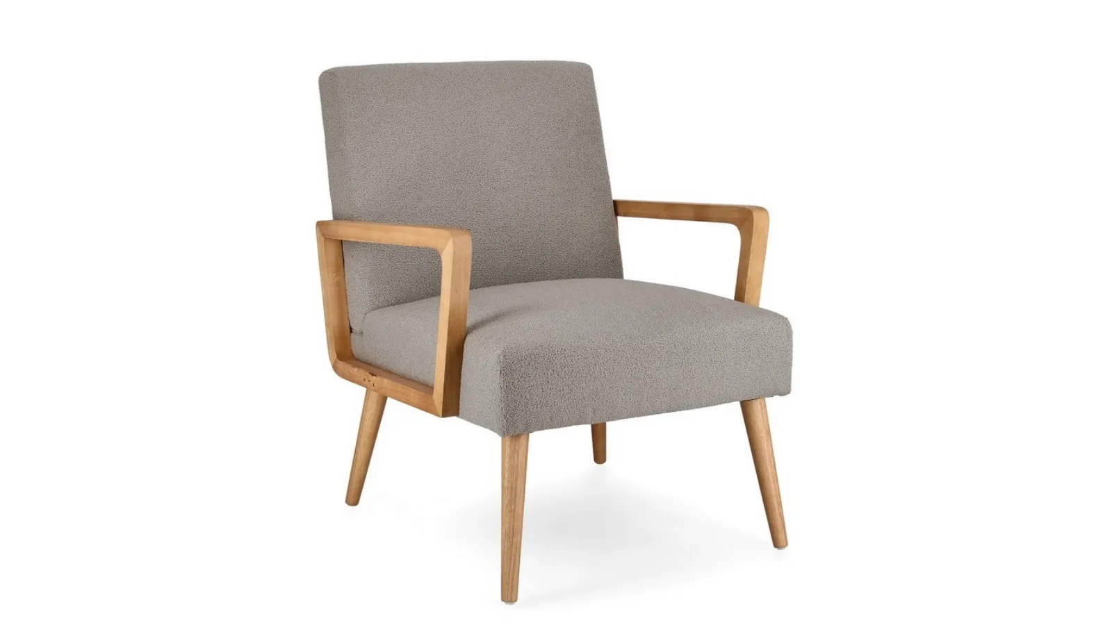 Poltroncina in tessuto e legno Veriana di Bizzotto