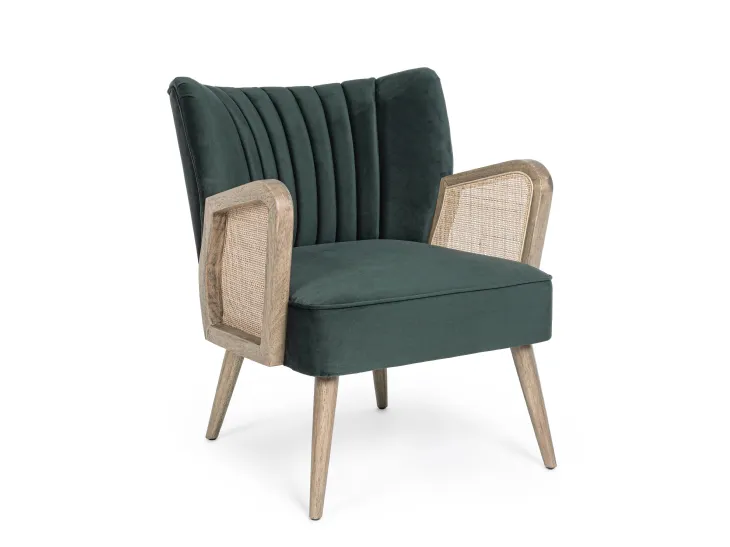 Poltrona Virna Verde di Bizzotto