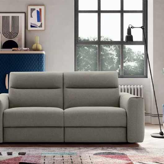 Divano lineare Creed con movimento relax di Felis