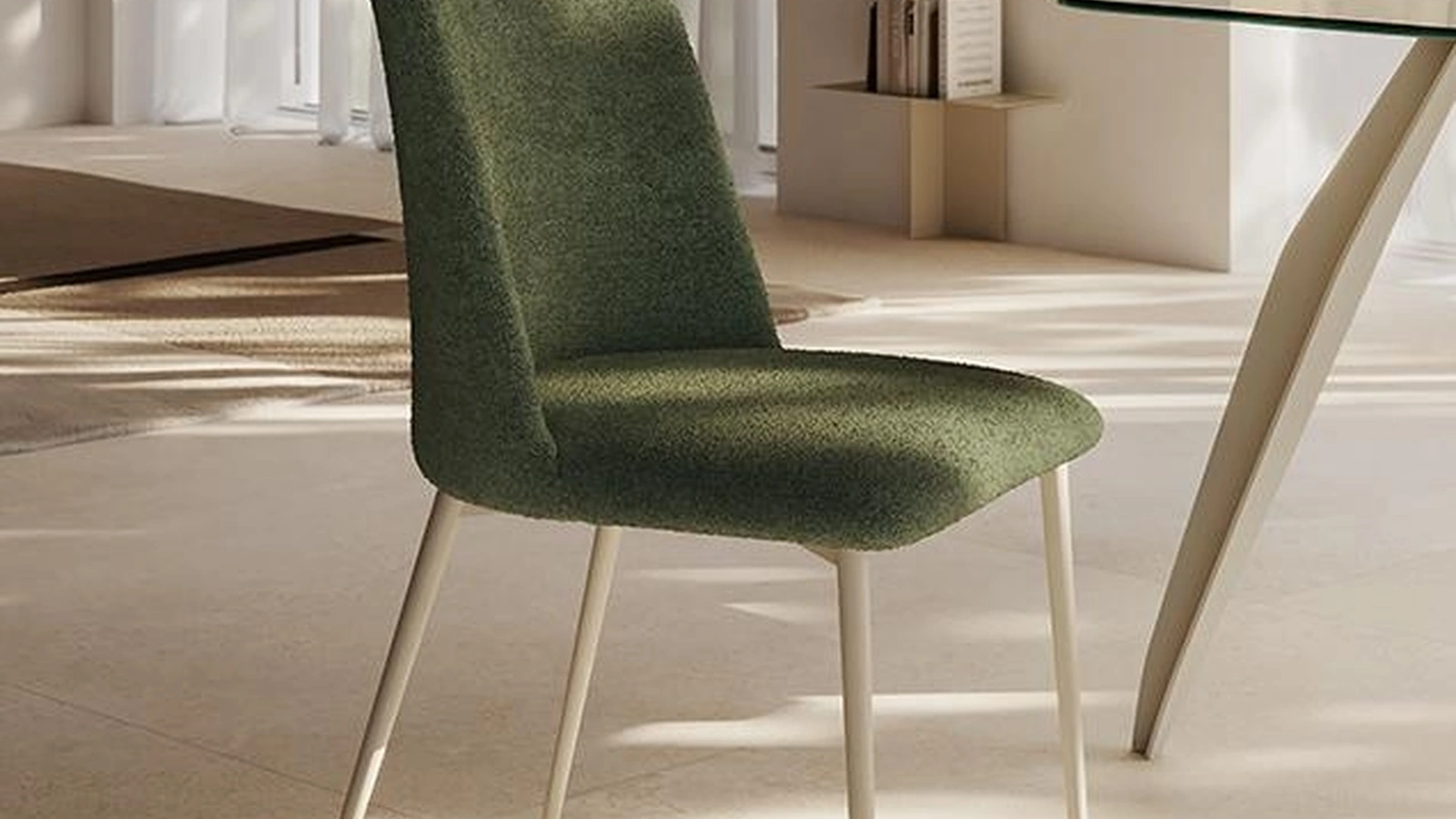 Sedia imbottita Agape di Pezzani