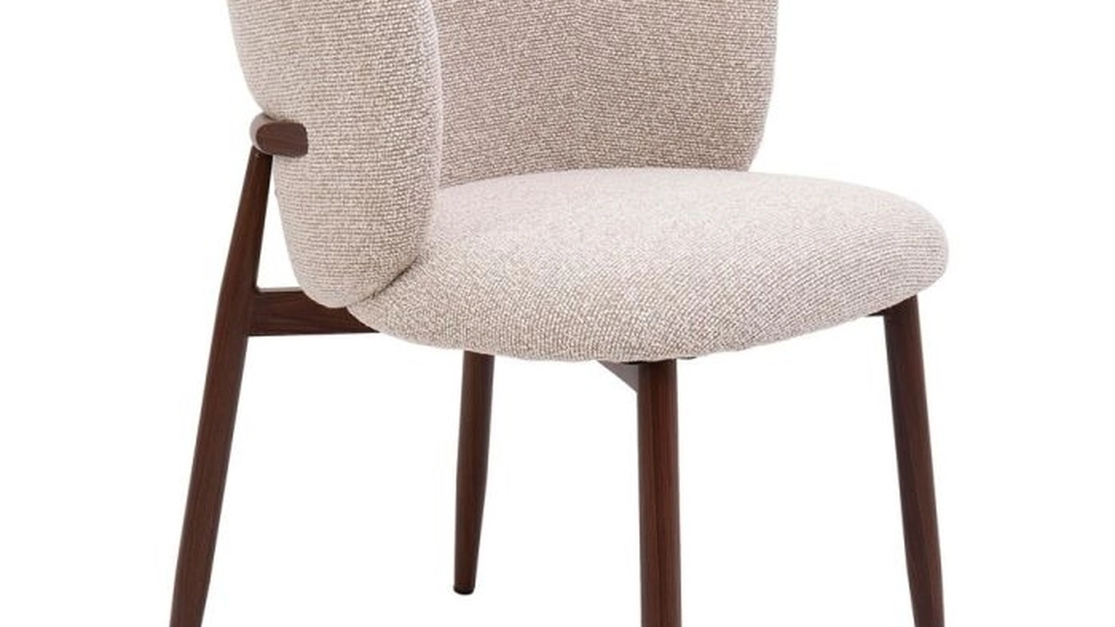 Sedia Amalia in tessuto imbottito di Bizzotto