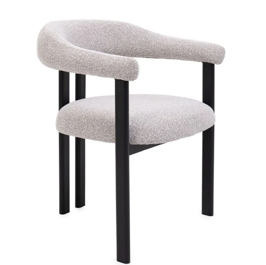 Sedia Giuditta in tessuto imbottito di Bizzotto