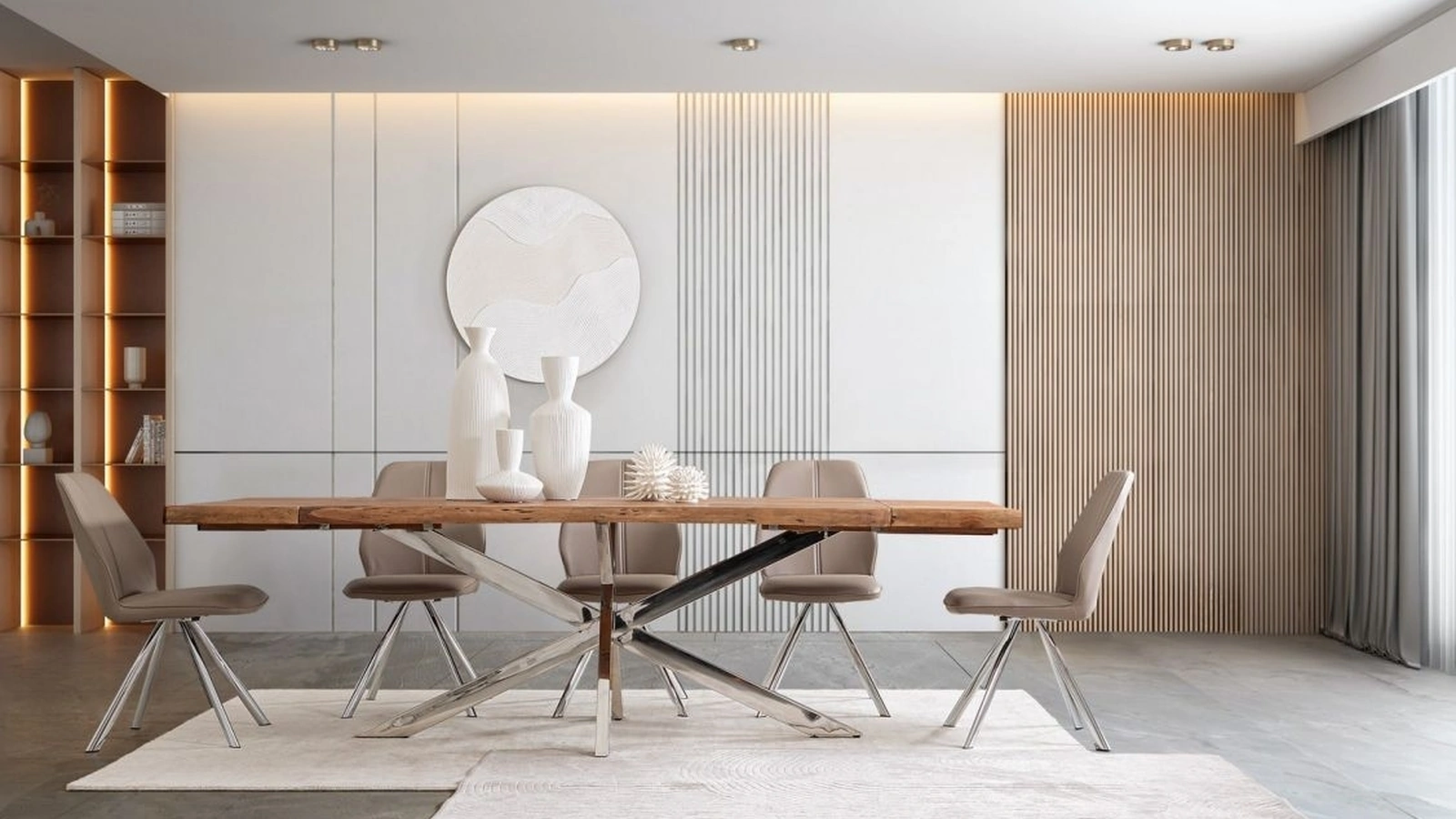 Sedia in ecopelle Maxwell di Bizzotto