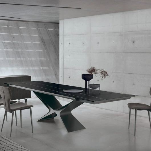 Tavolo allungabile Baltik Glass Decor di Sedit