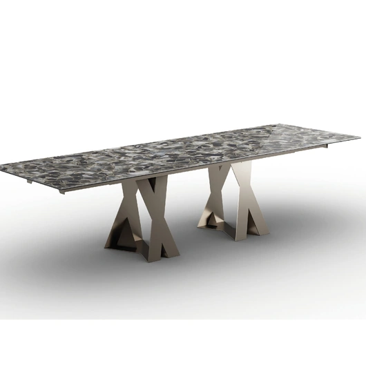 Tavolo allungabile Francis in vetroceramica di Zamagna