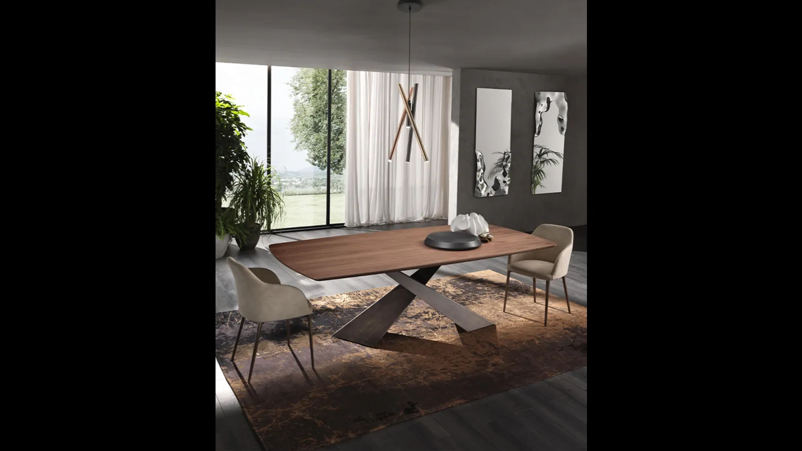 Tavolo Living Legno di Riflessi