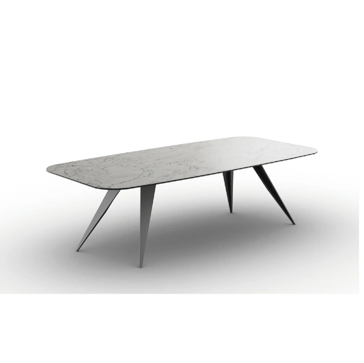 Tavolo Margot in vetroceramica di Zamagna