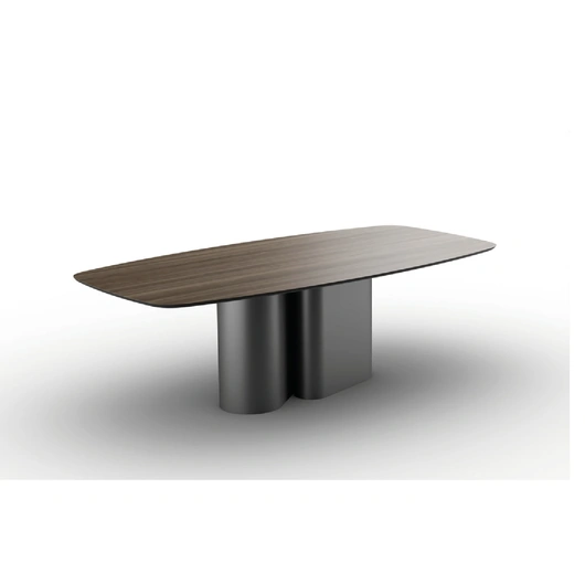 Tavolo Otis con top in Noce di Zamagna