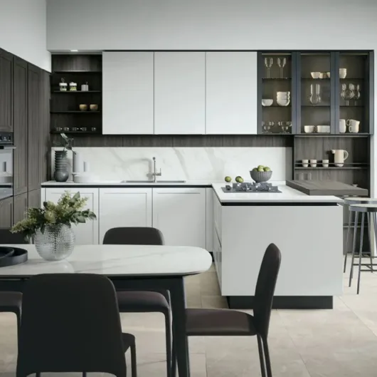 Cucina Classica con penisola River 01 di Forma Cucine