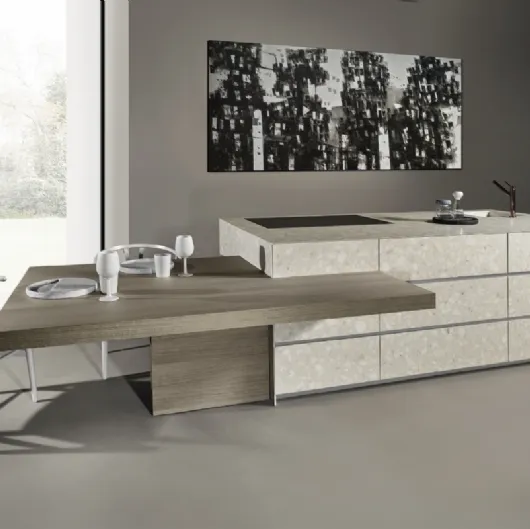 Cucina Design con isola Giza di Maistri