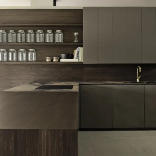 Cucina Design con penisola Viva 08 di Maistri