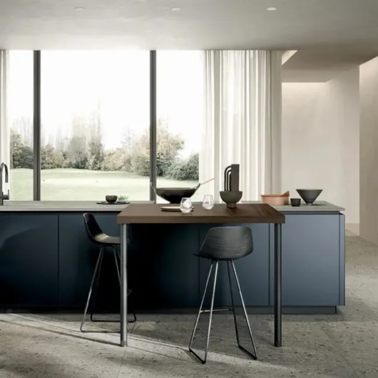 Cucina Moderna con isola Aria Tech 03 di Forma Cucine