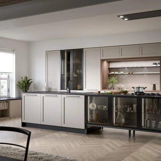 Cucina Moderna con isola Clio Composizione 03 di Prima Cucine