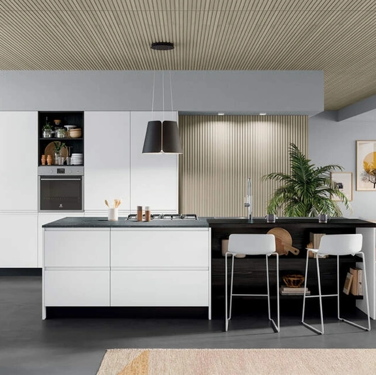 Cucina Moderna con isola Fly Composizione 01 di Prima Cucine