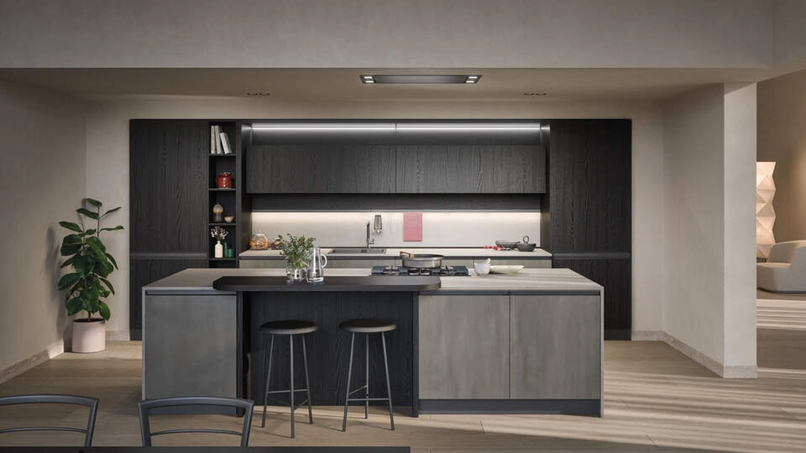 Cucina Moderna con isola Hera Composizione 04 di Prima Cucine