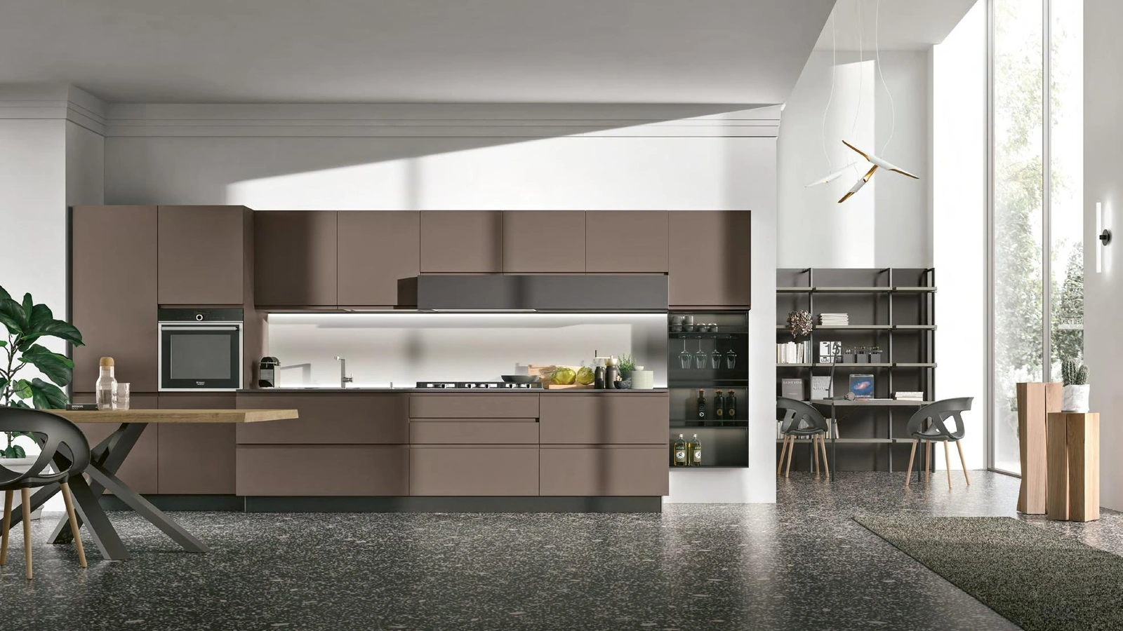 Cucina Moderna lineare Karma Modern 03 di Stosa